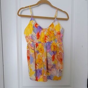 Colorful maternity summer top